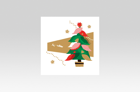 PL70573　イベント　クリスマス　イラスト（ツリー）