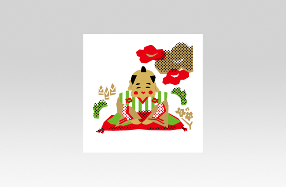 PL70582　イベント　お正月　イラスト（ご挨拶）