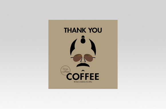 PL70343　親父たち　THANK YOU　コーヒー